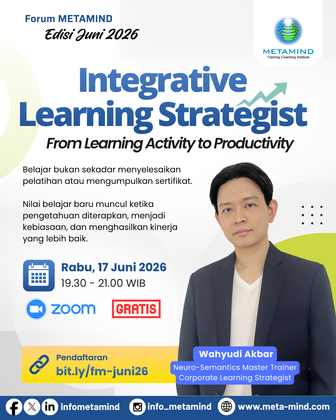 Forum METAMIND Edisi Juni 2026: Integrative Learning Strategist